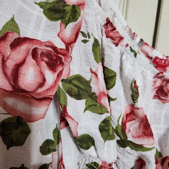 Womens Guess Floral Long Sleeve Women's Top - Picture 5 of 10